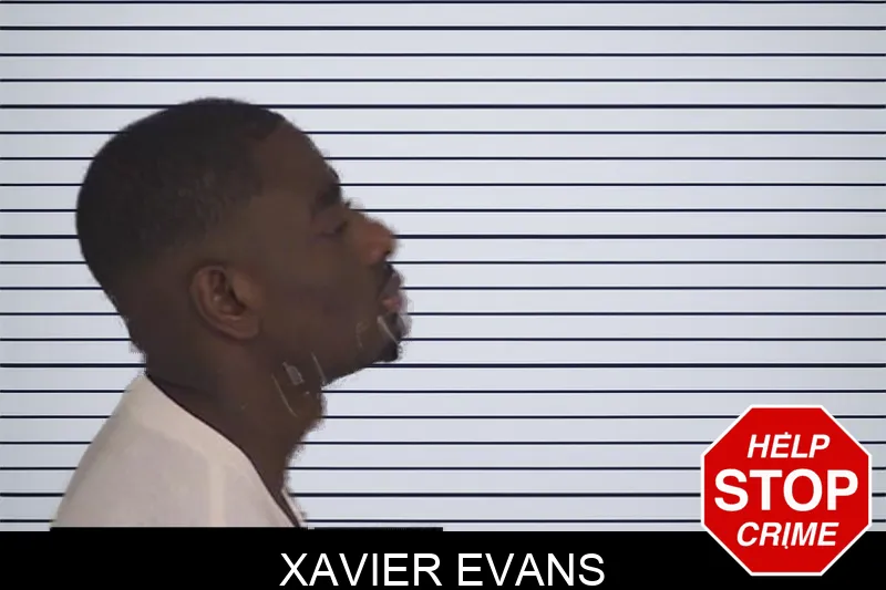 Xavier Evans Mugshots