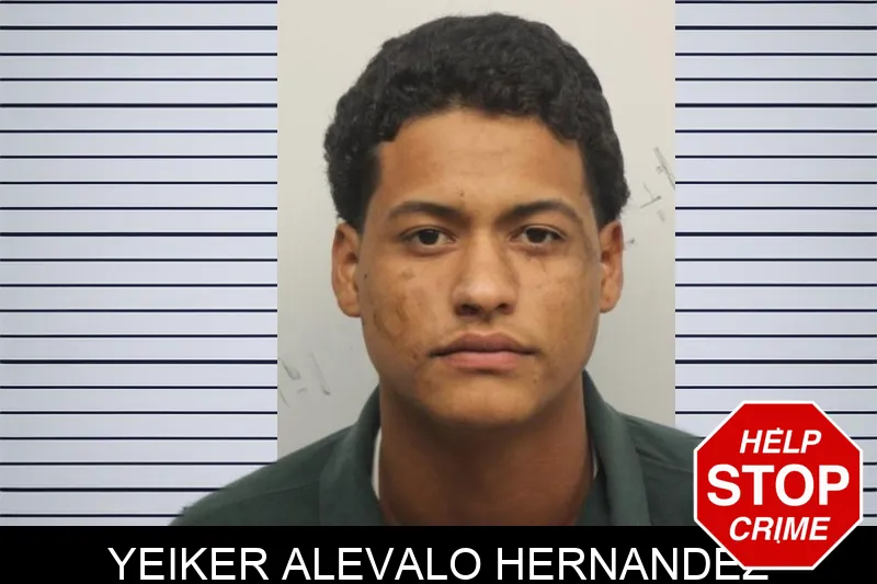 Yeiker Alevalo Hernandez Mugshots