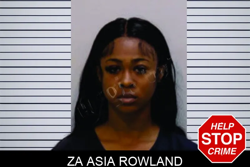 Za Asia Rowland Mugshots