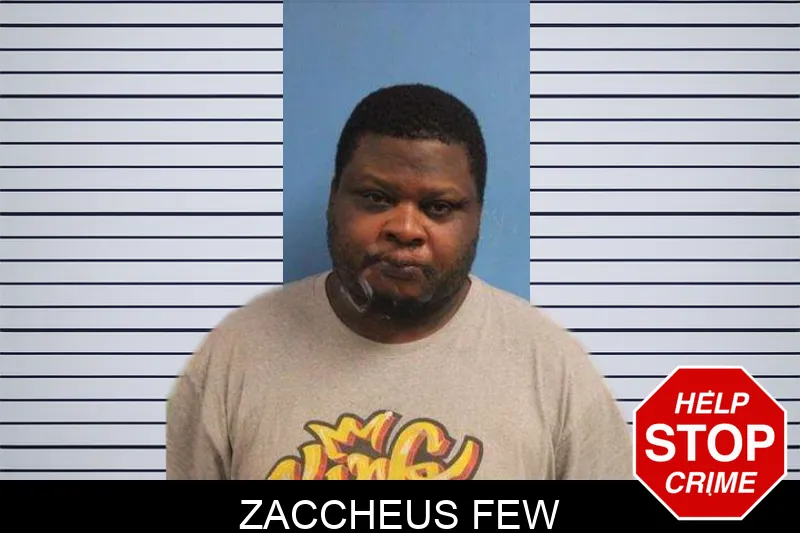 Zaccheus Few Mugshots