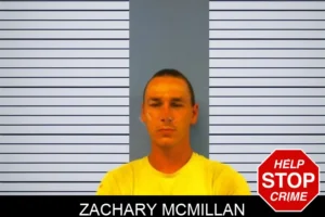 Zachary McMillan mugshot