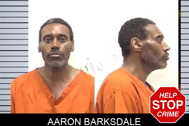Aaron Barksdale mugshot