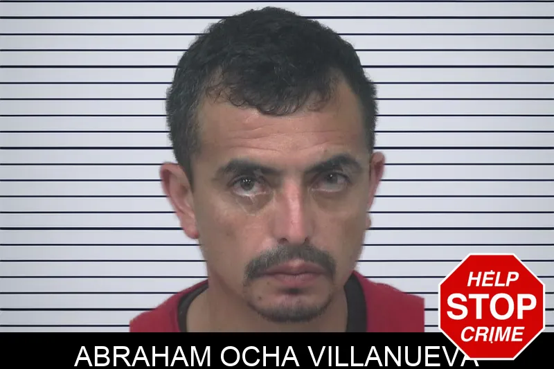Abraham Ocha Villanueva mugshot
