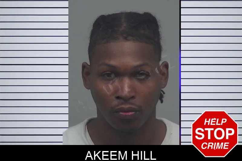 Akeem Hill mugshot