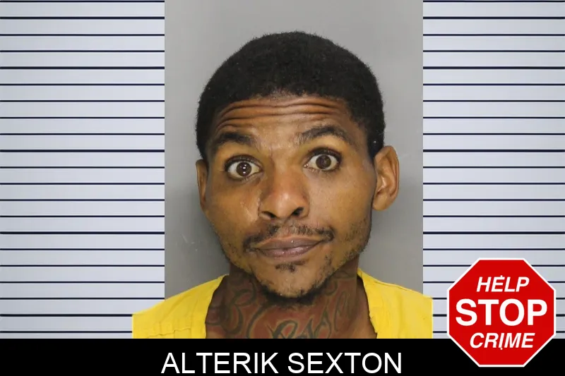 Alterik Sexton Mugshots