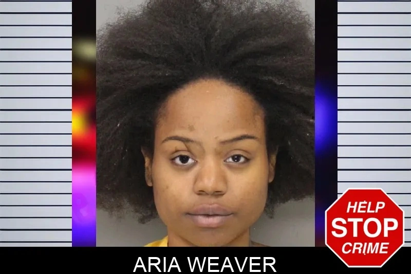 Aria Weaver mugshot