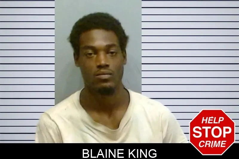 Blaine King mugshot