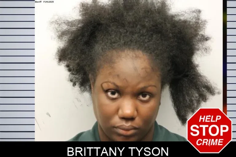 Brittany Tyson mugshot – Chatham County , Georgia Brittany Tyson
