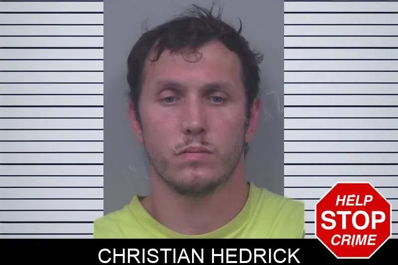 Christian Hedrick Mugshots