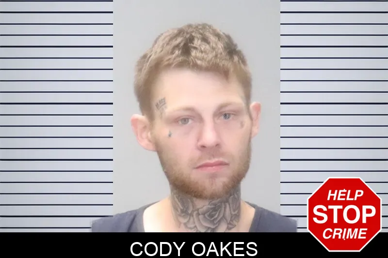 Cody Oakes mugshot