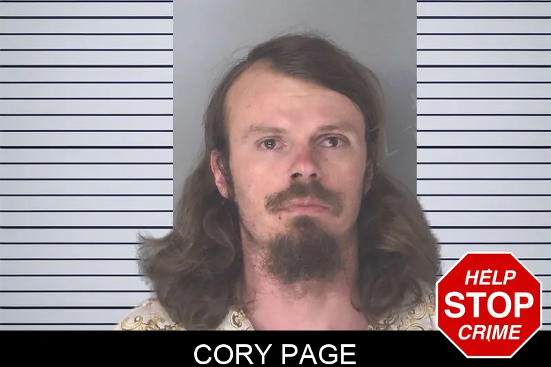 Cory Page Mugshots