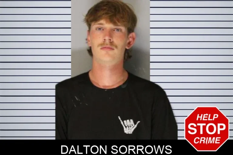 Dalton Sorrows mugshot – Hall County , Georgia Dalton Sorrows