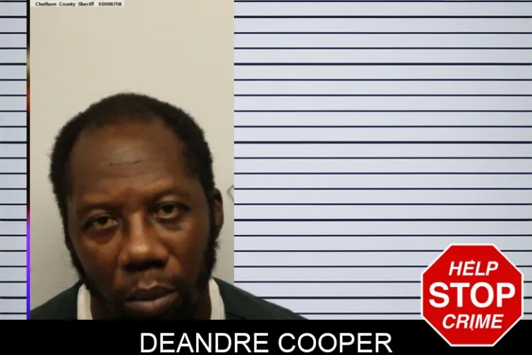 Deandre Cooper mugshot – Chatham County , Georgia Deandre Cooper
