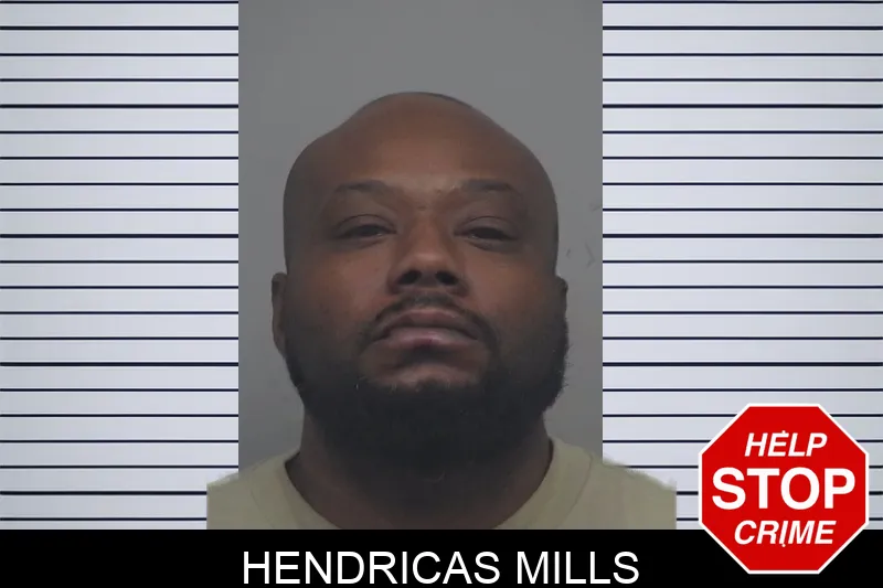 Hendricas Mills mugshot