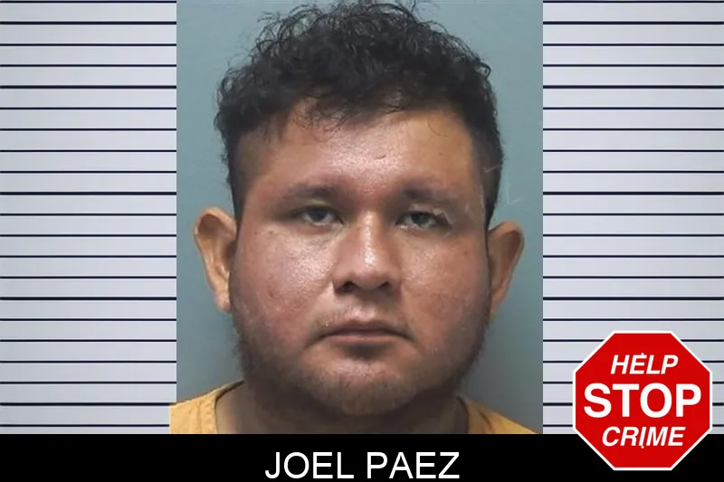 Joel Paez mugshot