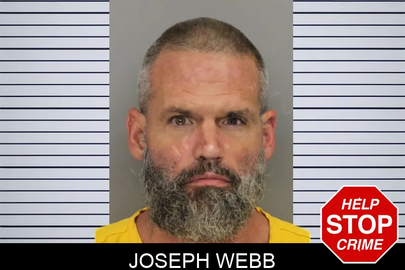 Joseph Webb mugshot