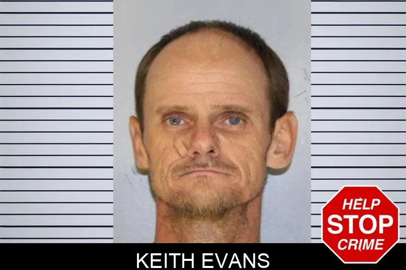 Keith Evans mugshot
