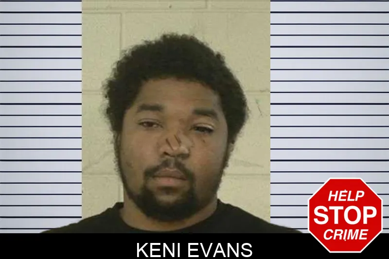 Keni Evans Mugshots