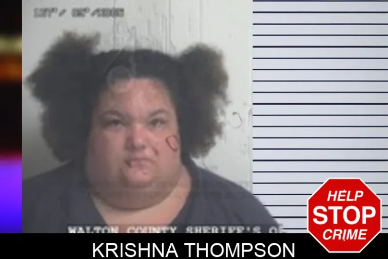 Krishna Thompson mugshot – Walton County , Georgia Krishna Thompson
