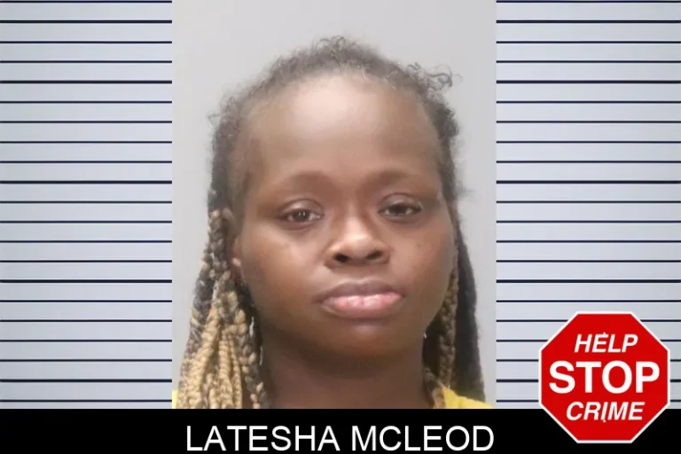Latesha McLeod mugshot – Muscogee County , Georgia Latesha McLeod