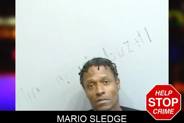 Mario Sledge mugshot – Fulton County , Georgia Mario Sledge