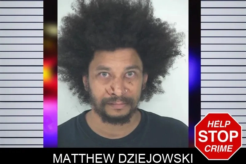 Matthew Dziejowski mugshot