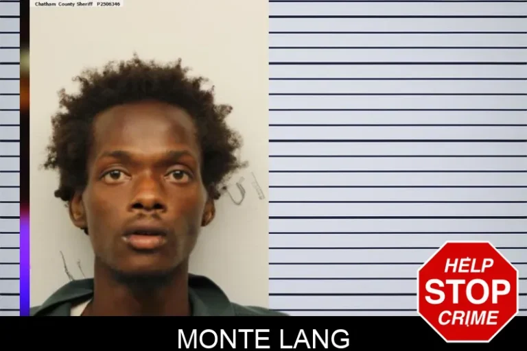 Monte Lang mugshot – Chatham County , Georgia Monte Lang