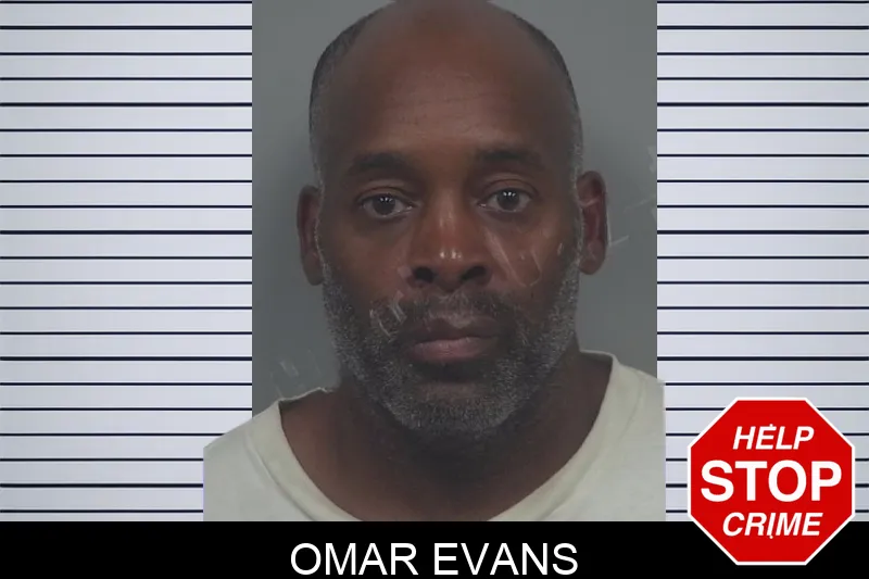 Omar Evans mugshot