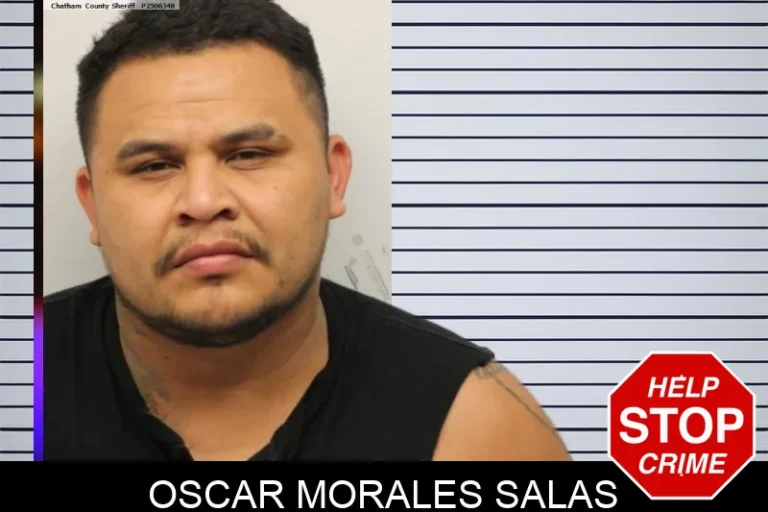 Oscar Morales Salas mugshot – Chatham County , Georgia Oscar Morales Salas