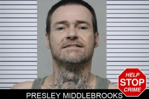 Presley Middlebrooks mugshot