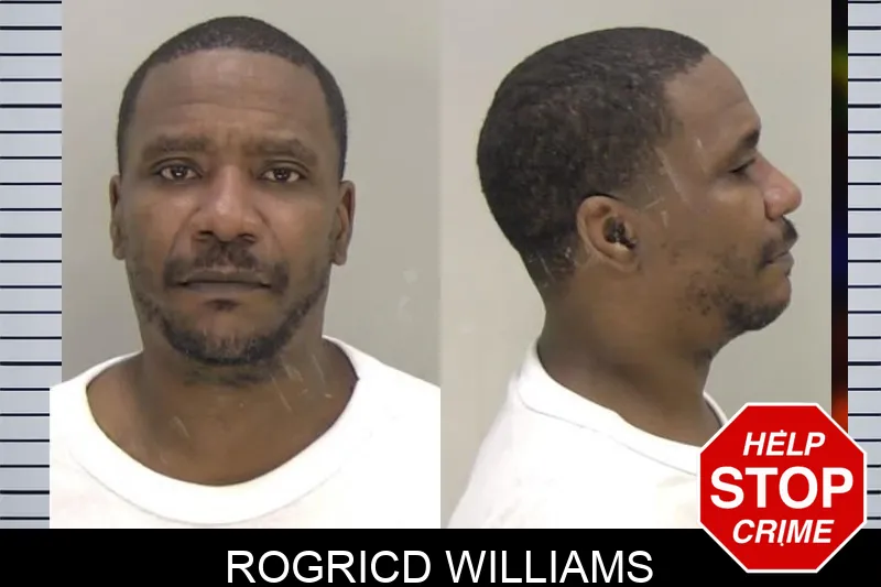 Rogricd Williams Mugshots