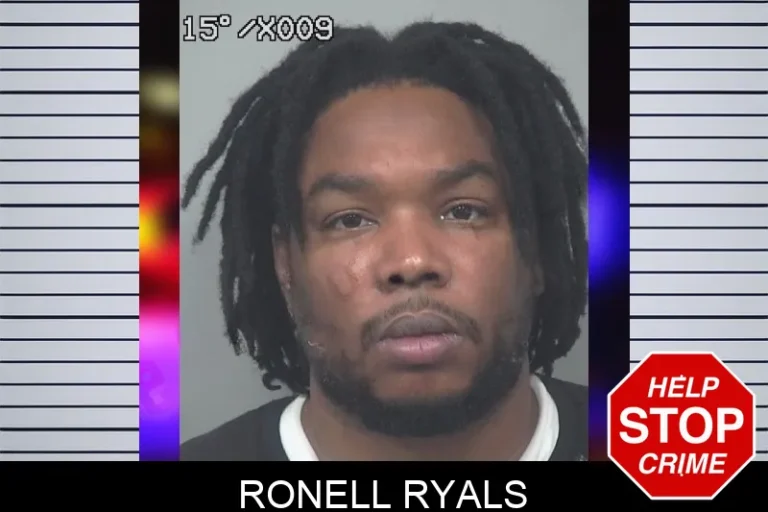 Ronell Ryals mugshot – Gwinnett County , Georgia Ronell Ryals