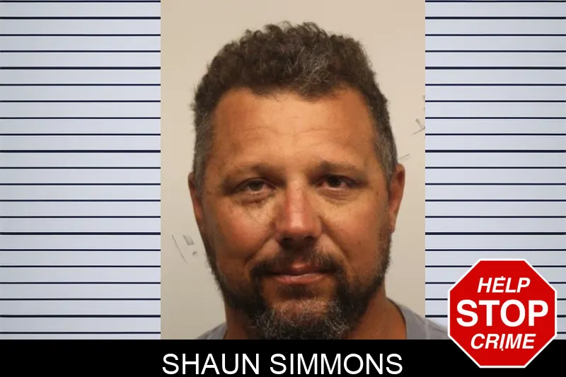 Shaun Simmons mugshot