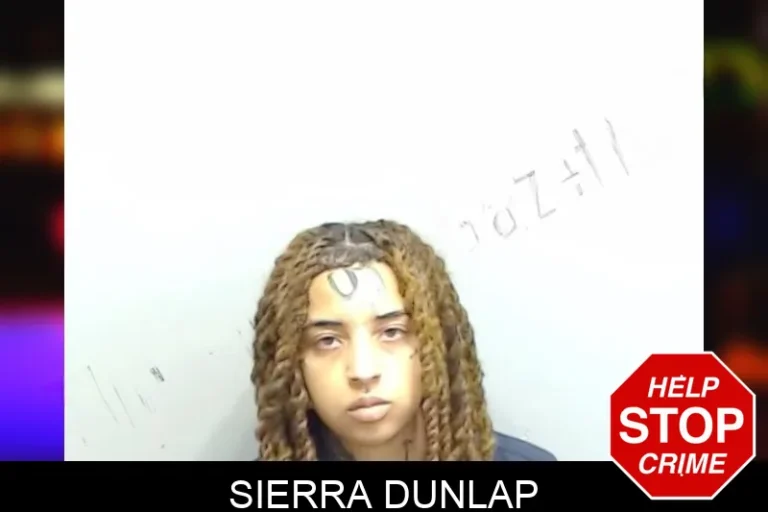 Sierra Dunlap mugshot – Fulton County , Georgia Sierra Dunlap