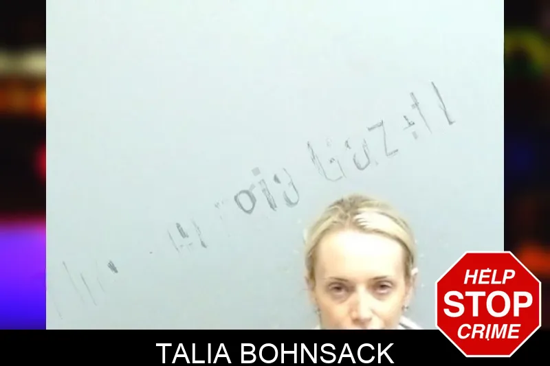 Talia Bohnsack mugshot