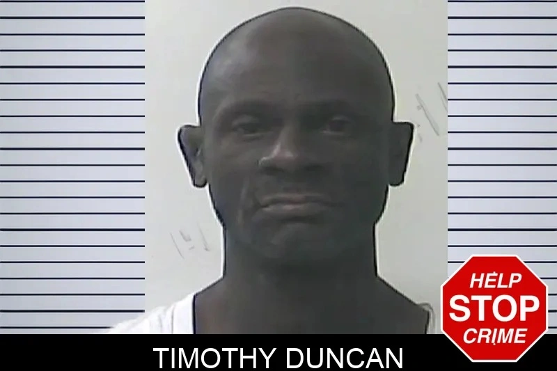 Timothy Duncan Mugshots