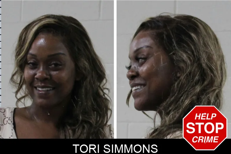 Tori Simmons Mugshots