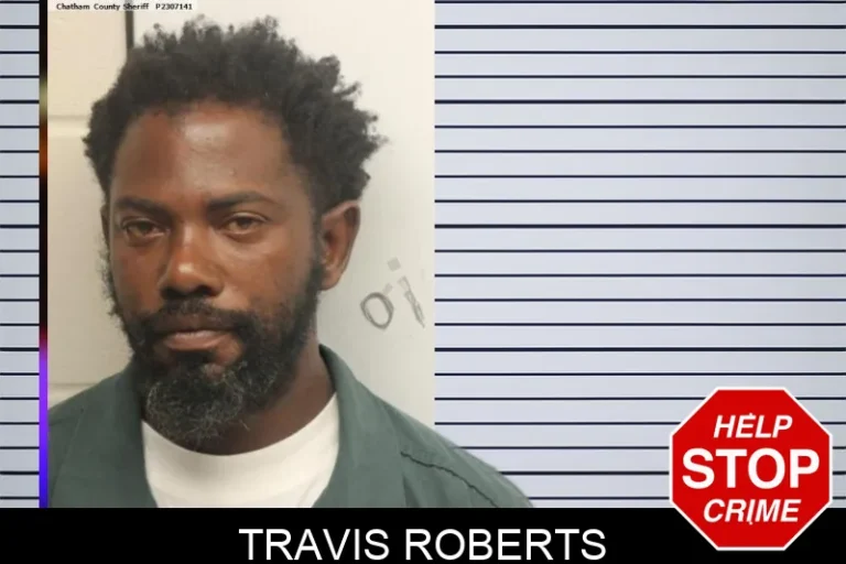 Travis Roberts mugshot – Chatham County , Georgia Travis Roberts