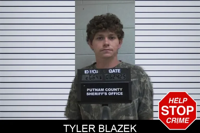Tyler Blazek mugshot – Putnam County , Georgia Tyler Blazek