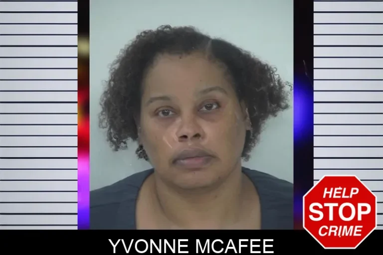 Yvonne McAfee mugshot – Fayette County , Georgia Yvonne McAfee