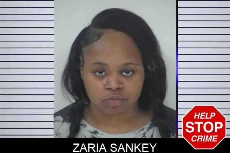 Zaria Sankey mugshot – Fayette County , Georgia Zaria Sankey