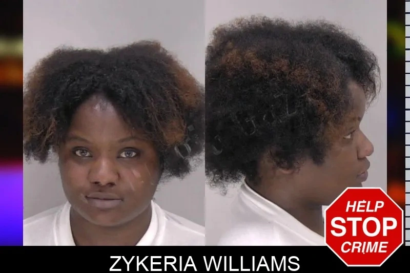 Zykeria Williams mugshot