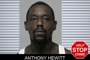 Anthony Hewitt mugshot