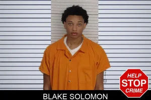 Blake Solomon mugshot