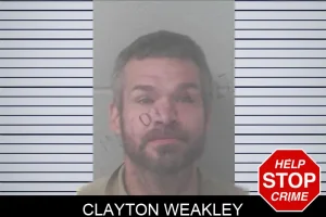 Clayton Weakley mugshot