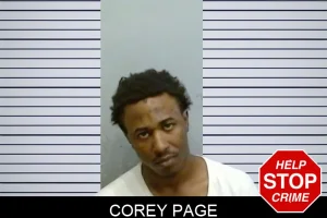 Corey Page mugshot