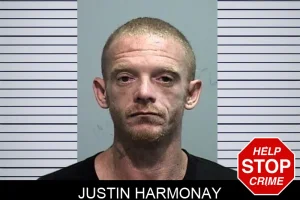 Justin Harmonay mugshot