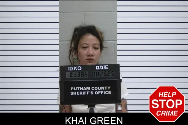 Khai Green mugshot – Putnam County , Georgia Khai Green