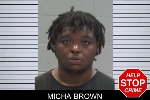 Micha Brown mugshot