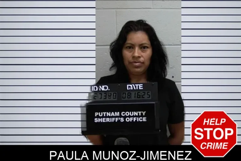 Paula Munoz-Jimenez mugshot – Putnam County , Georgia Paula Munoz-Jimenez